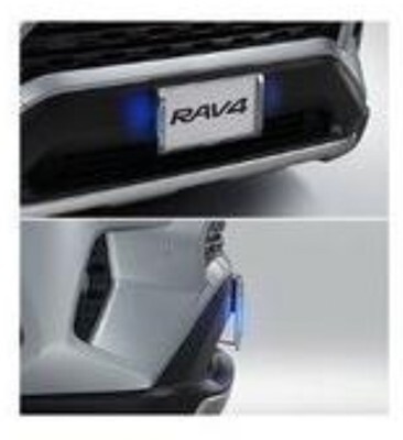 新品 RAV4 ラブフォー LEDサイドライト メッキナンバーフレーム 安全 トヨタ純正オプション ドレスアップ 安全運転 交通安全 事故防止_画像7