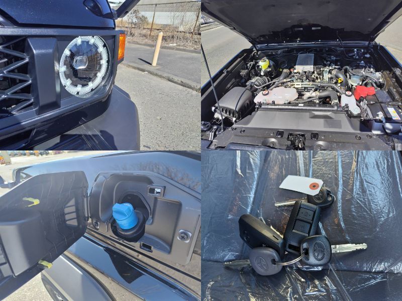 ランクル70 AX 現行 再々販 令和６年登録 走行35㌔ 消費用込み ブラック ４WD GDJ76W ワンオーナーの画像4