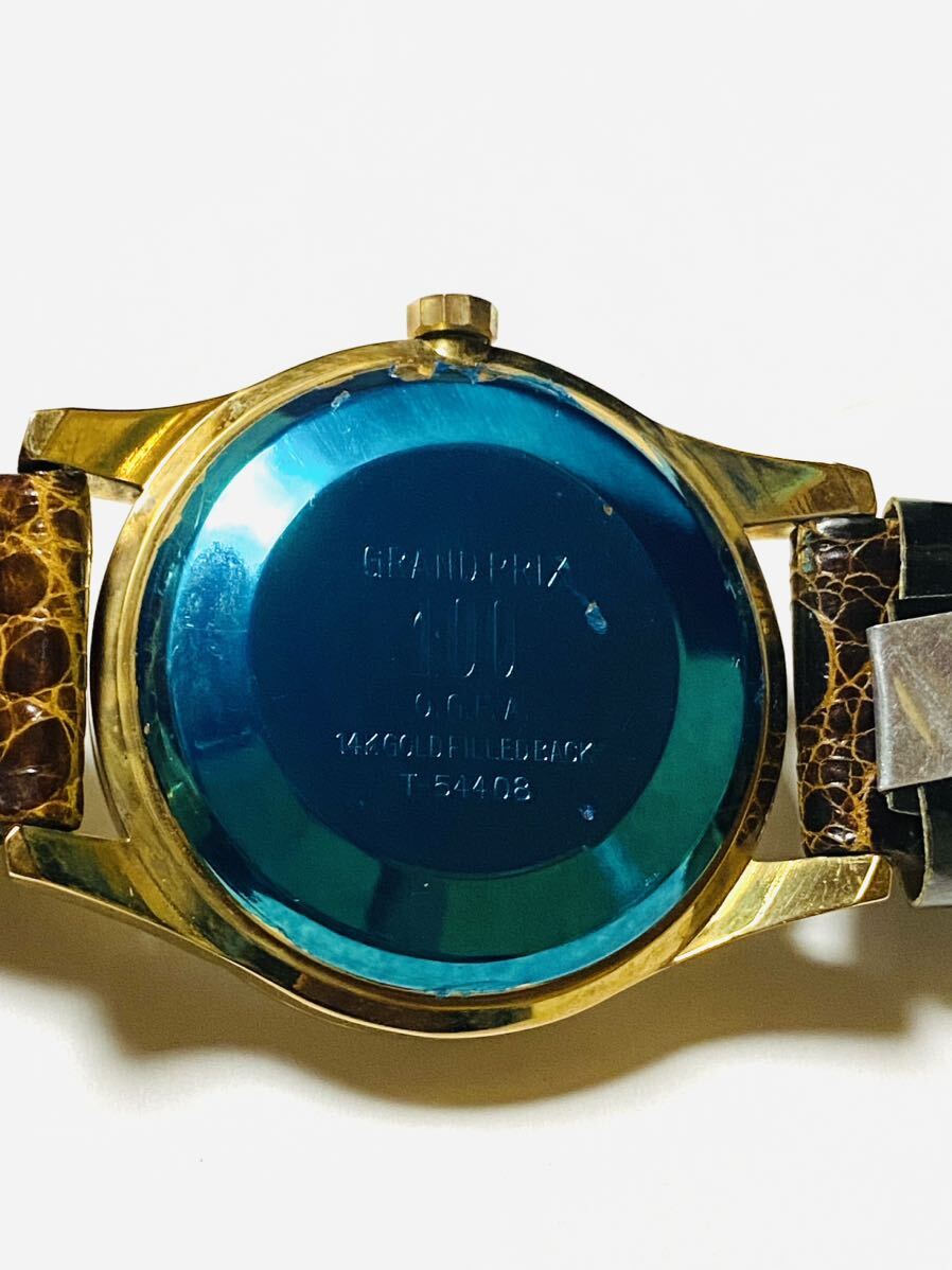 希少品 ORIENT オリエント GRAND PRIX グランプリ100 TOKYO 1964 自動巻き 腕時計 100石 未使用品 稼働品の画像9
