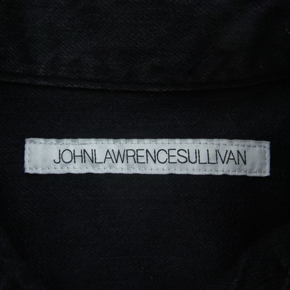 JOHN LAWRENCE SULLIVAN ジョンローレンスサリバン オーバーサイズ フロント サイド ベルテッド デニムシャツ デニムジャケット 44【中古】_画像4