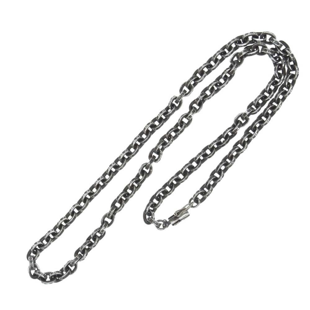 CHROME HEARTS クロムハーツ（原本無） PAPER CHAIN 18inch ペーパーチェーン 18インチ ネックレス シルバー系【中古】