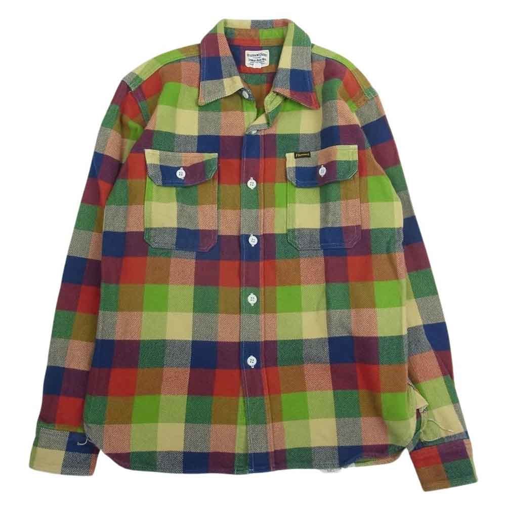 Pherrow's フェローズ HEAVY FLANNEL SHIRTS ヘビーネル シャツ マルチカラー系 38【中古】_画像1