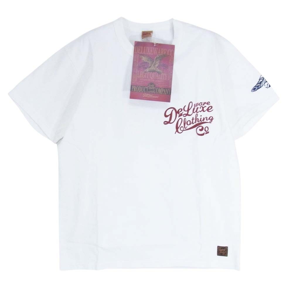 デラックスウエア DELUXE WARE BRG-20D NATIVE DELUXE ネイティブデラックス 半袖 Tシャツ ホワイト系 M【極上美品】【中古】_画像1