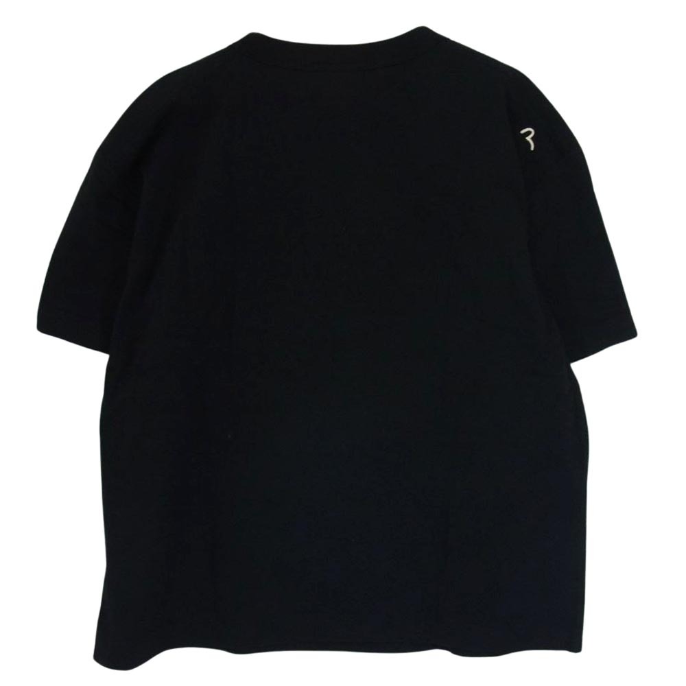 EVISU エヴィス VETERANO T SHIRT ヴェテラーノ 半袖 Tシャツ デニム ポケット ブラック系 44【美品】【中古】_画像2