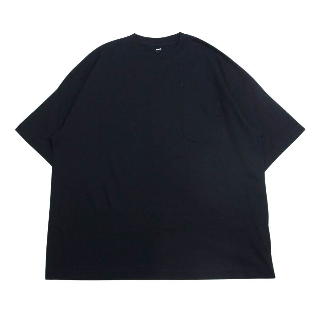 Ron Herman ロンハーマン 2920900412 RHC Ｗide Pocket Tee ワイド ポケット クルーネック 半袖 Tシャツ ブラック系 L【中古】