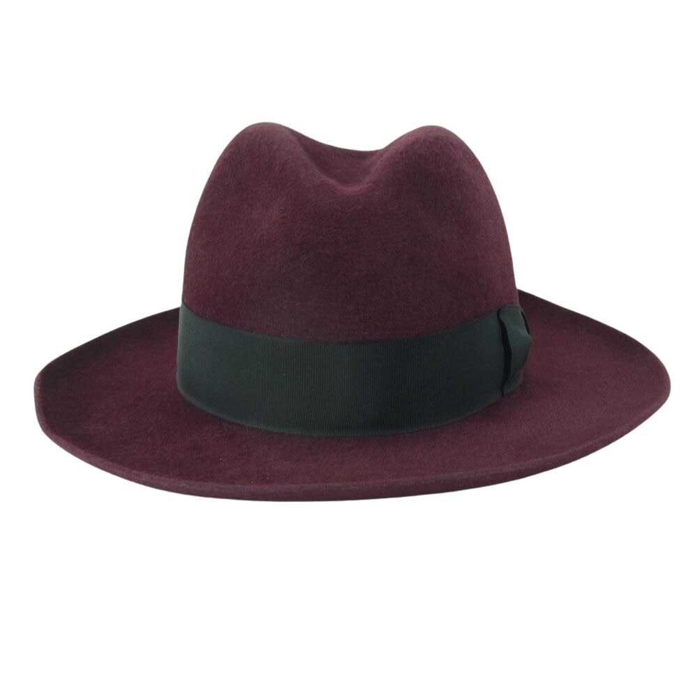 WACKO MARIA ワコマリア HAT-04-JOHNNY-MAGA 東京ハットロッカーズ ラビットファー フェドラ ハット M 58【極上美品】【中古】_画像2