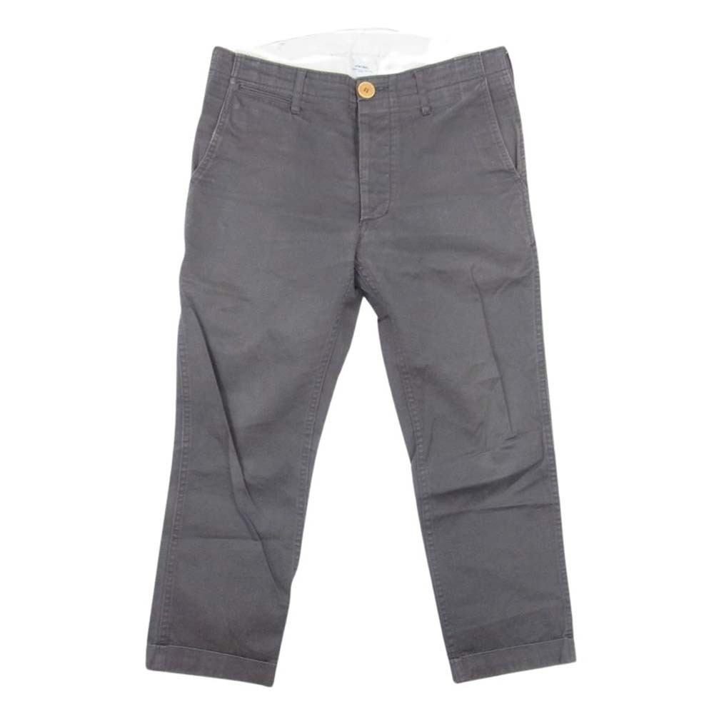 VISVIM ビズビム 0113205008008 13AW HIGH WATER CHINO PANTS シンチバック ハイウォーター チノ パンツ グレー系 1【中古】_画像1