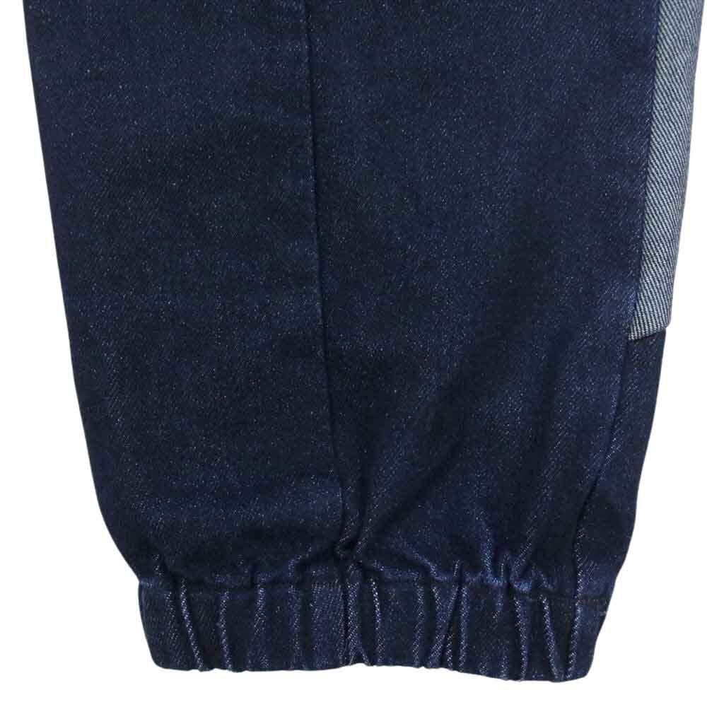 サプール SAPEur DENIM TRACK PANTS デニム トラック パンツ インディゴブルー系 XL【中古】_画像4