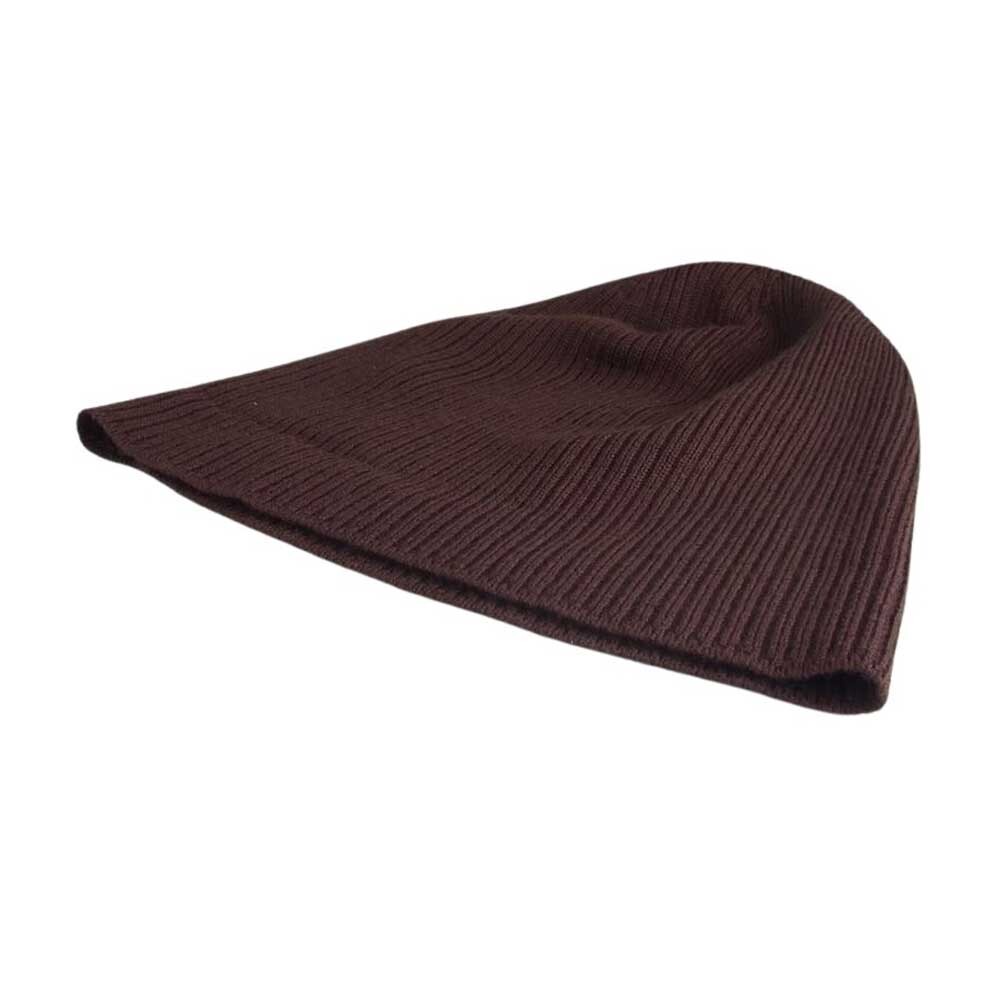 Rick Owens リックオウエンス 22AW RU02B2495-RIBM RIBBED WOOL BEANIE リブド ウール ビーニー キャップ ブラウン系 OS【中古】_画像3