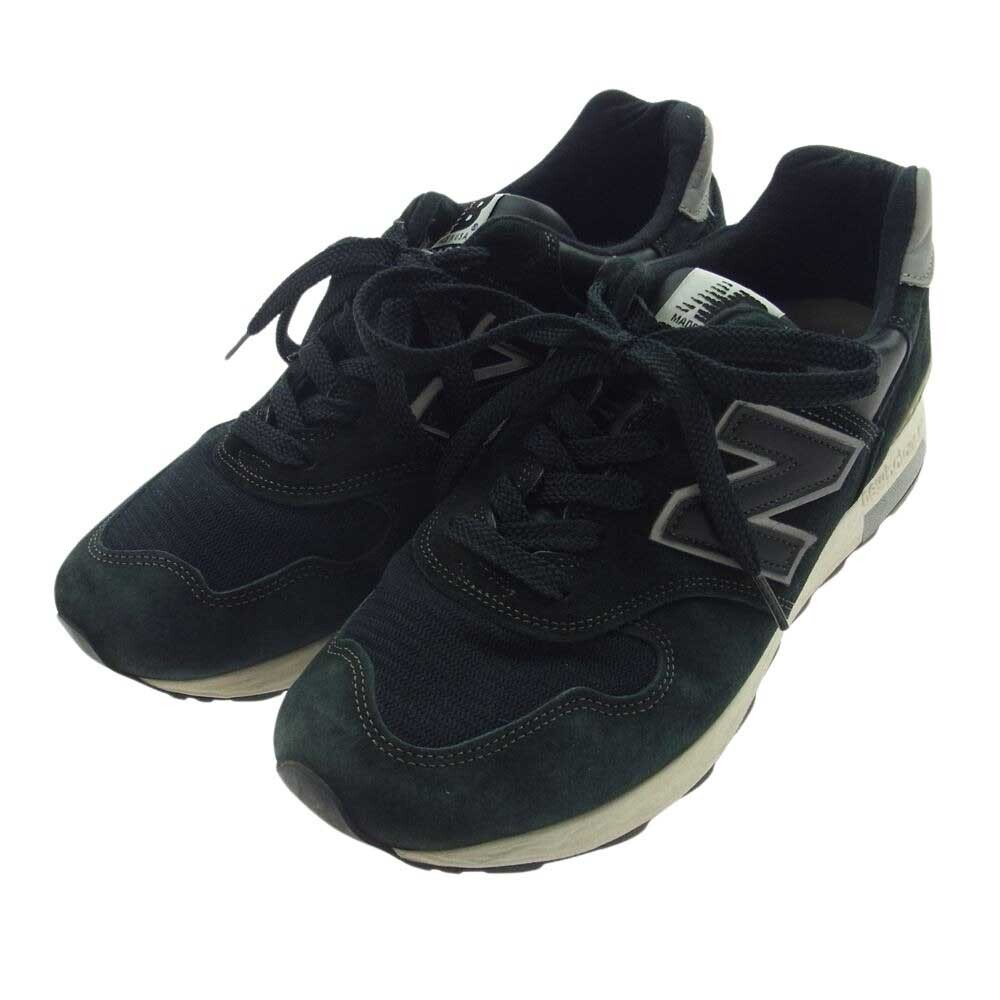 NEW BALANCE ニューバランス USA製 M1400BKS スエード メッシュ スニーカー ブラック系 27.5cm【中古】_画像2