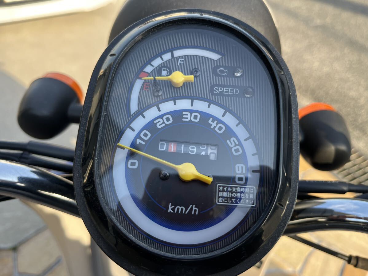 低走行 １１９０ｋｍ ＴＯＤＡＹ Ｆ AF67 インジェクション トゥデイF ホンダ FIの画像5