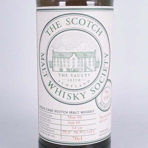 ★ロングロウ 14年 1990-2005 SMWS 114.5 スコッチ モルト ウイスキー ソサエティ 700ml 56.9% キャンベルタウン LONGROW TC31014_画像2