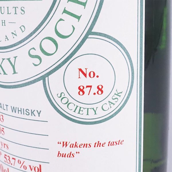 ★ミルバーン 21年 1983-2005 SMWS 87.8 スコッチ モルト ウイスキー ソサエティ 700ml 53.7% ハイランド MILLBURN TC31011_画像3