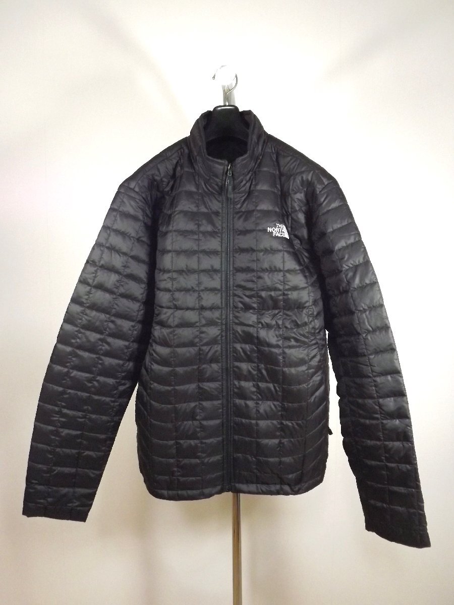 新品同様　美品　THE NORTH FACE(ノースフェイス) NF0A4P9X メンズL サーモボール エコジャケット ブラック 中綿　ダウンジャケット 508228