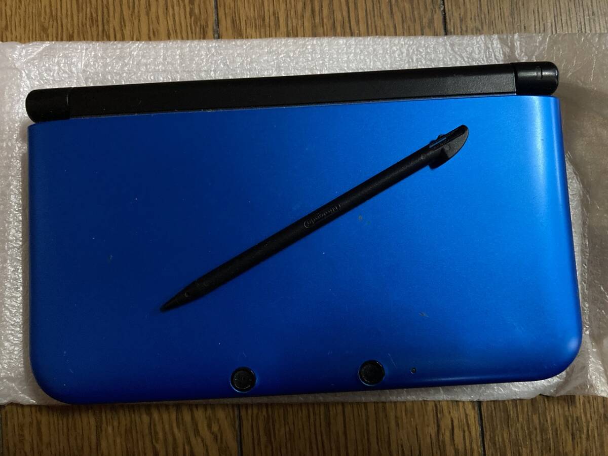 ニンテンドー３DS　LL　ブルーブラック（動作確認済み）タッチペン、箱、説明書等あり