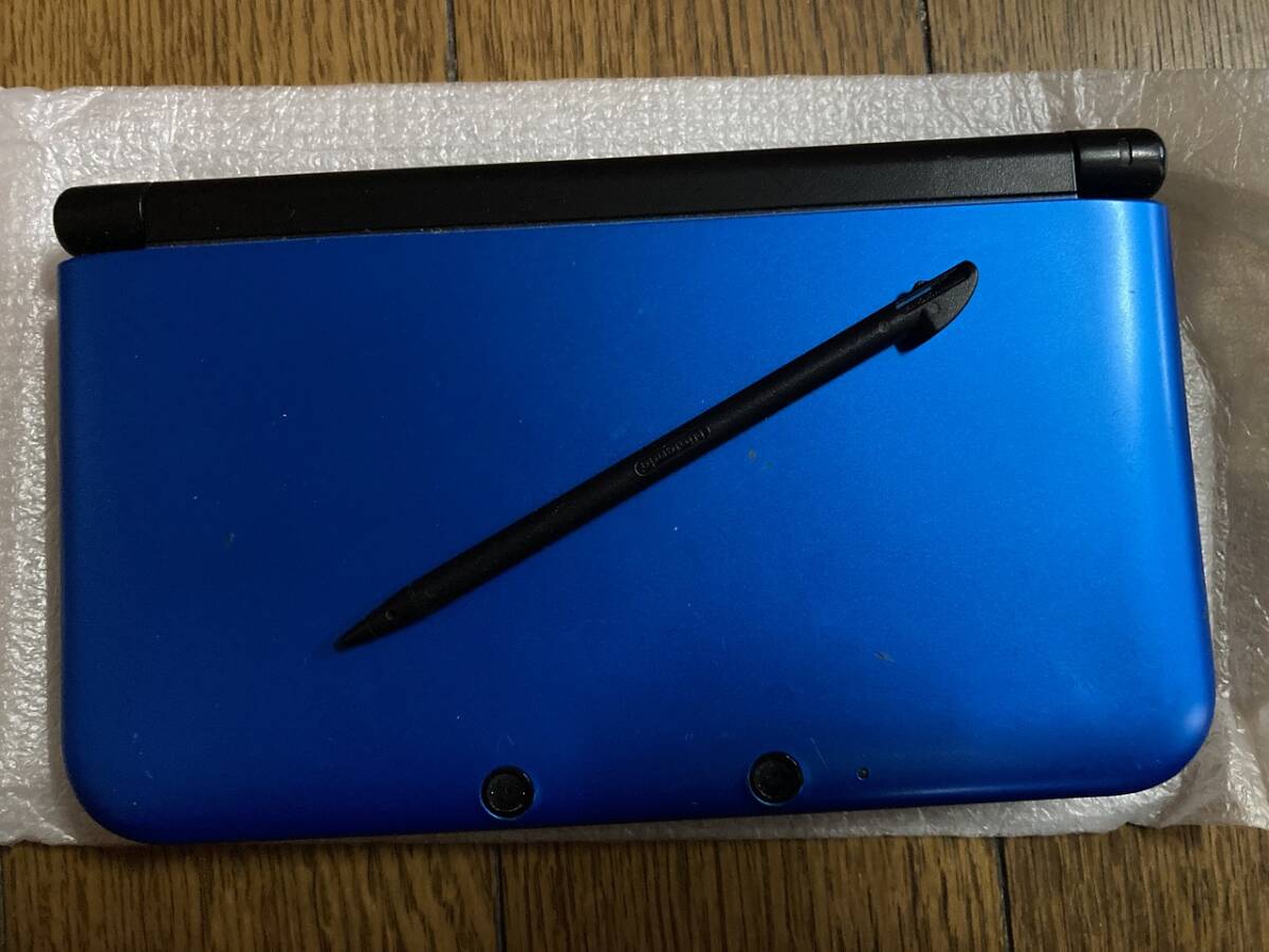 ニンテンドー３DS LL ブルーブラック（動作確認済み）タッチペン、箱、説明書等ありの画像1