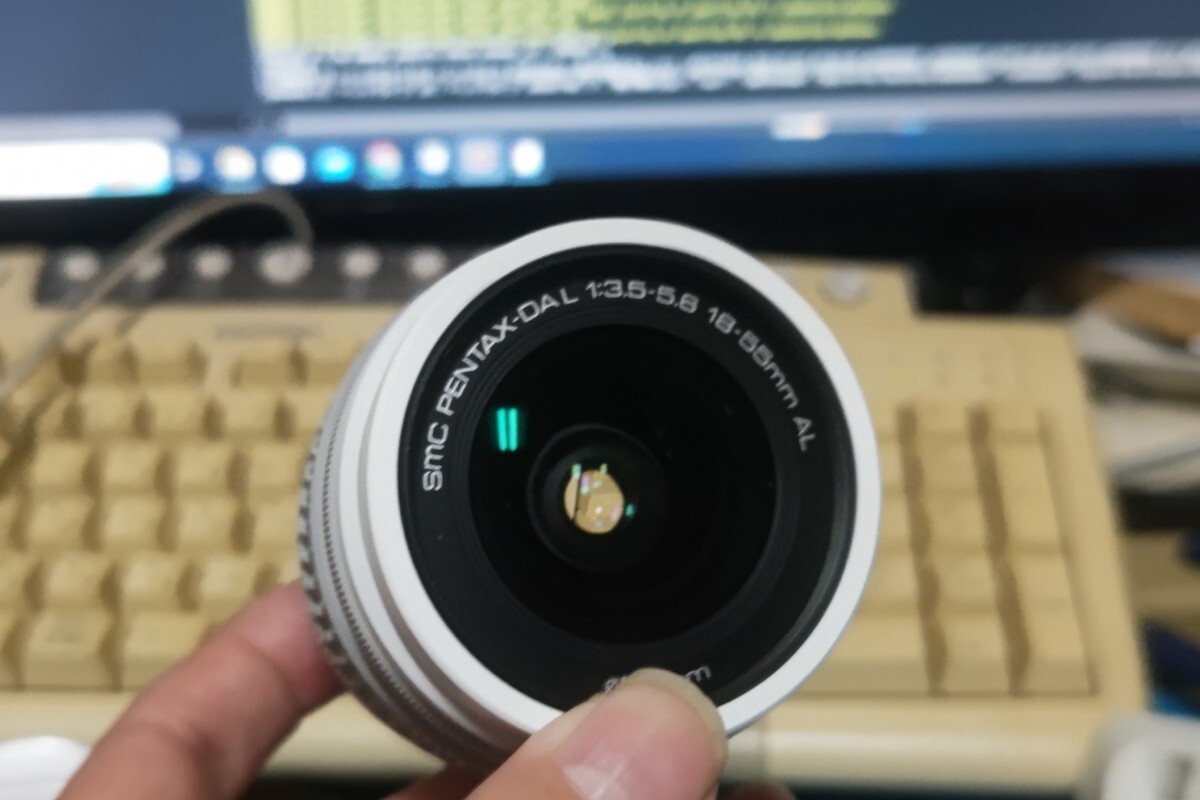 【訳ナシ・病無】PENTAX K-30 ホワイト + 標準レンズ DAL 18-55mm 動作確認済_画像8