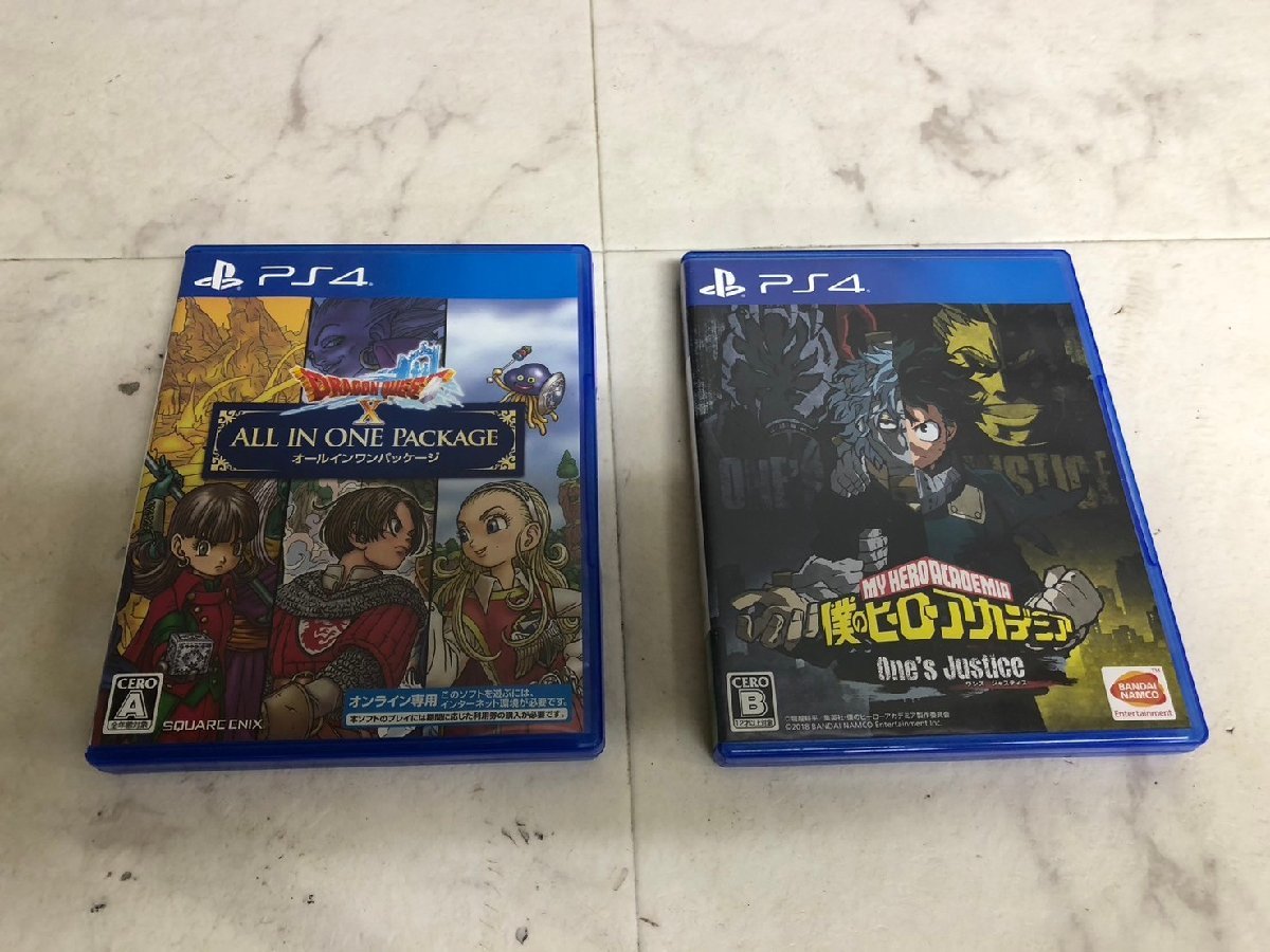 NI030027◆PS4　ソフト◆7本まとめ売り！パワプロ 戦国無双 ヒロアカ スパイダーマン モンハン ドラクエ 龍が如く（未開封） 直取歓迎！_画像3