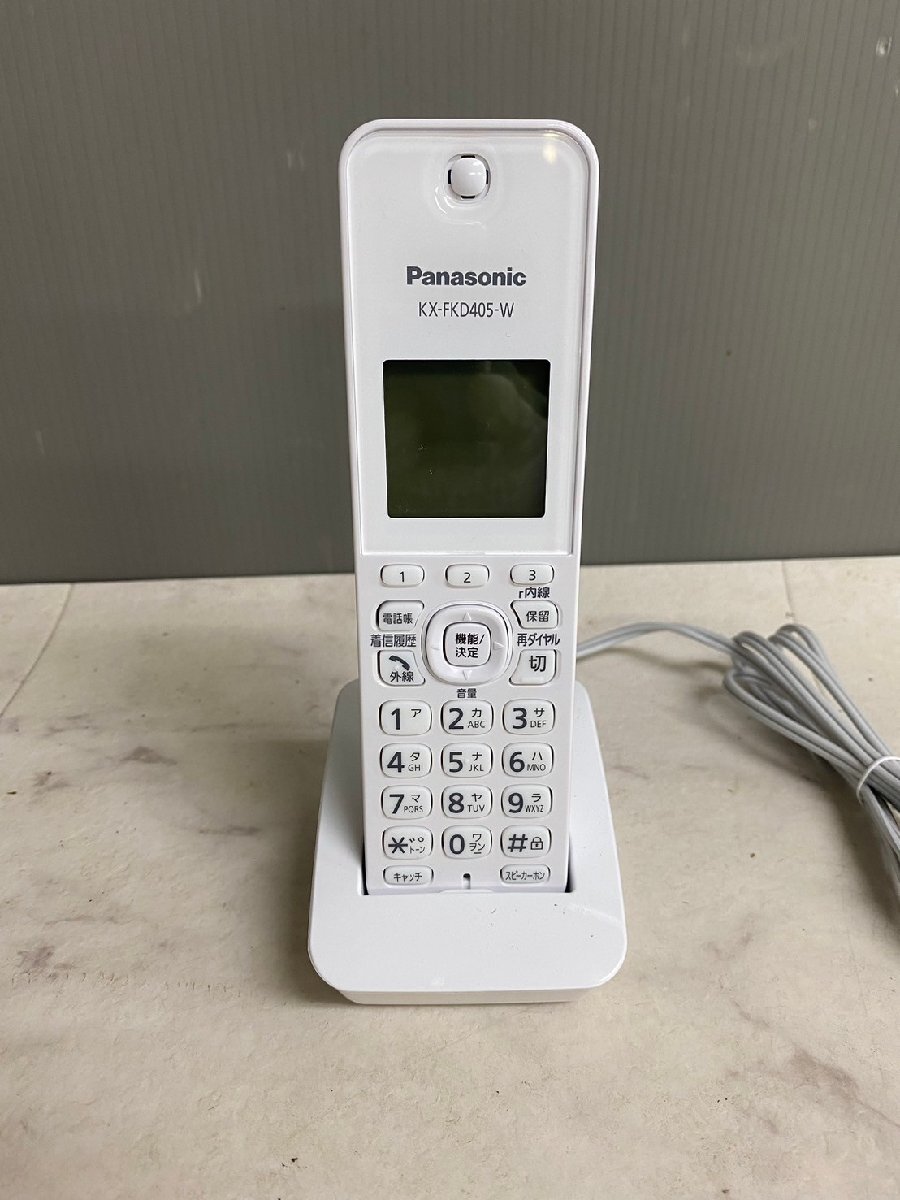 NI030260*Panasonic Panasonic *VE-GD27DL-W cordless telephone machine ( cordless handset 1 pcs attaching ) white box attaching direct taking welcome!