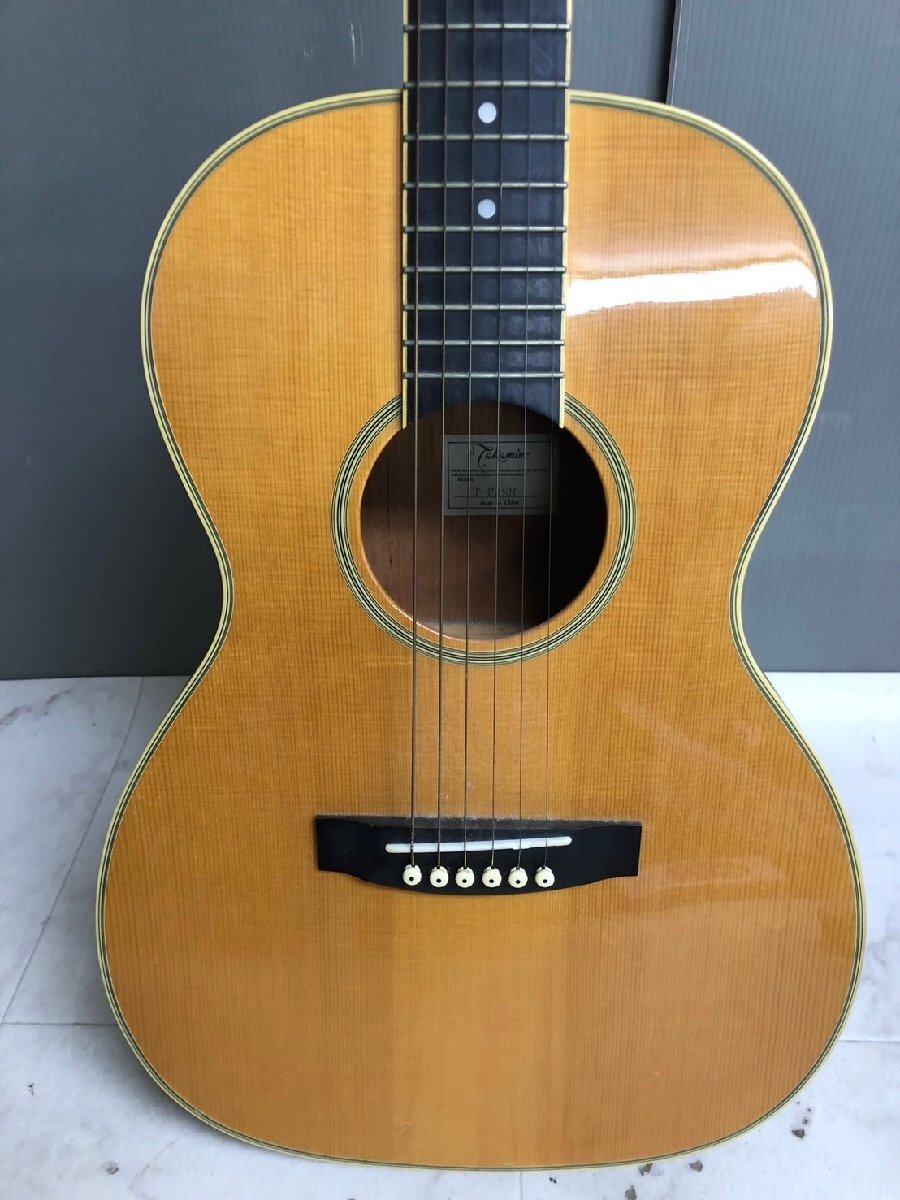 NI030307◆Takamine タカミネ◆アコースティックギター T-P3SN パーラーギター フォークギター 小ぶりギター 楽器 直取歓迎！の画像3