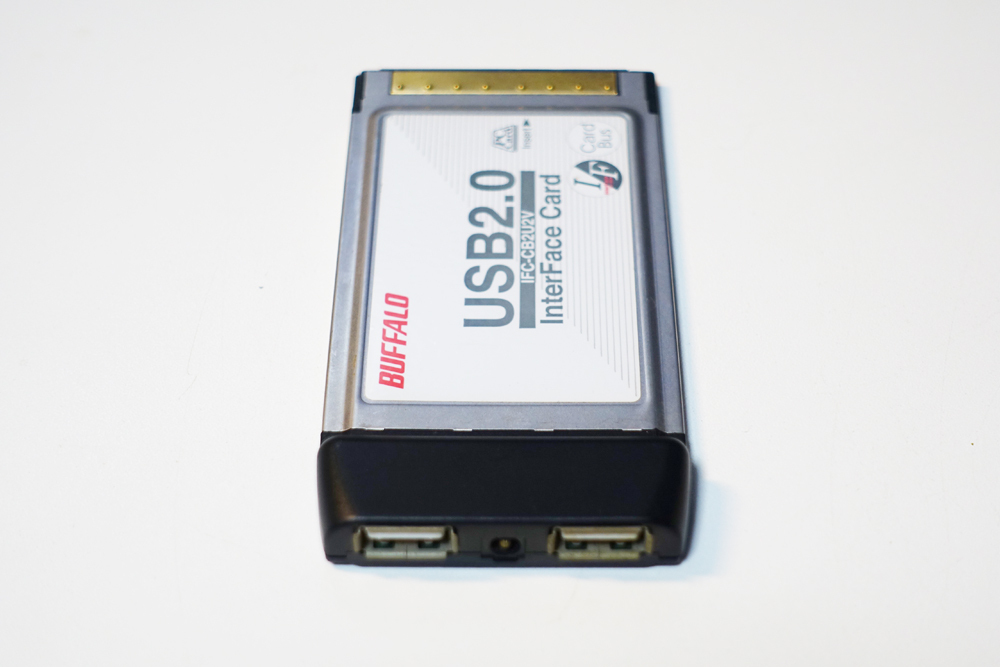 BUFFALO バッファロー USB2.0 CardBus/PCカード IFC-CB2U2V PCMCIA USB拡張カード 清掃済 即決_画像4