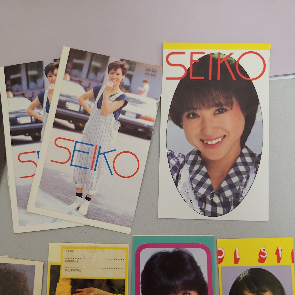 松田聖子 雑誌付録シール 切り抜き 当時物 80年代アイドルの画像3