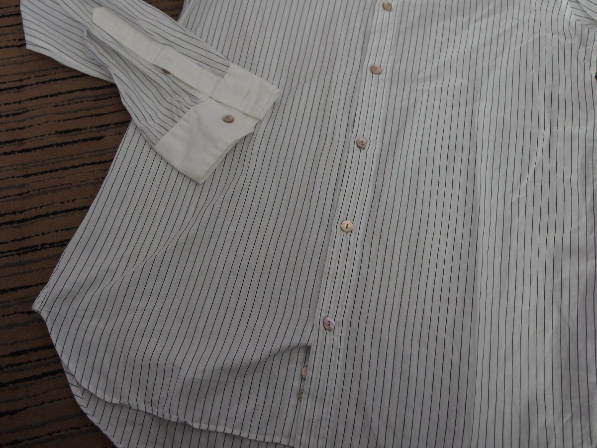  Katharine Hamnett * рубашка с длинным рукавом * длинный рукав k реликт рубашка ** пятна загрязнения есть * полоса *XL размер *KATHARINE HAMNETT