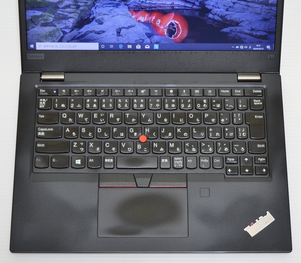 ★ThinkPad L13 Core i5-10210U 13.3型TFT8GB/SSD256GB/無線LAN/カメラ/Windows 10Pro★ジャンク1円～_画像2