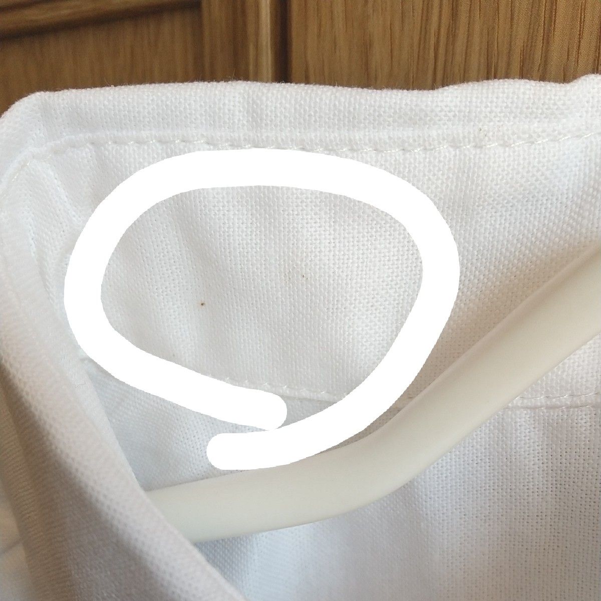 小さいサイズプッチージョ綿100%レギュラーシャツPSS 新品未使用 白 長袖 ホワイト タグ付き