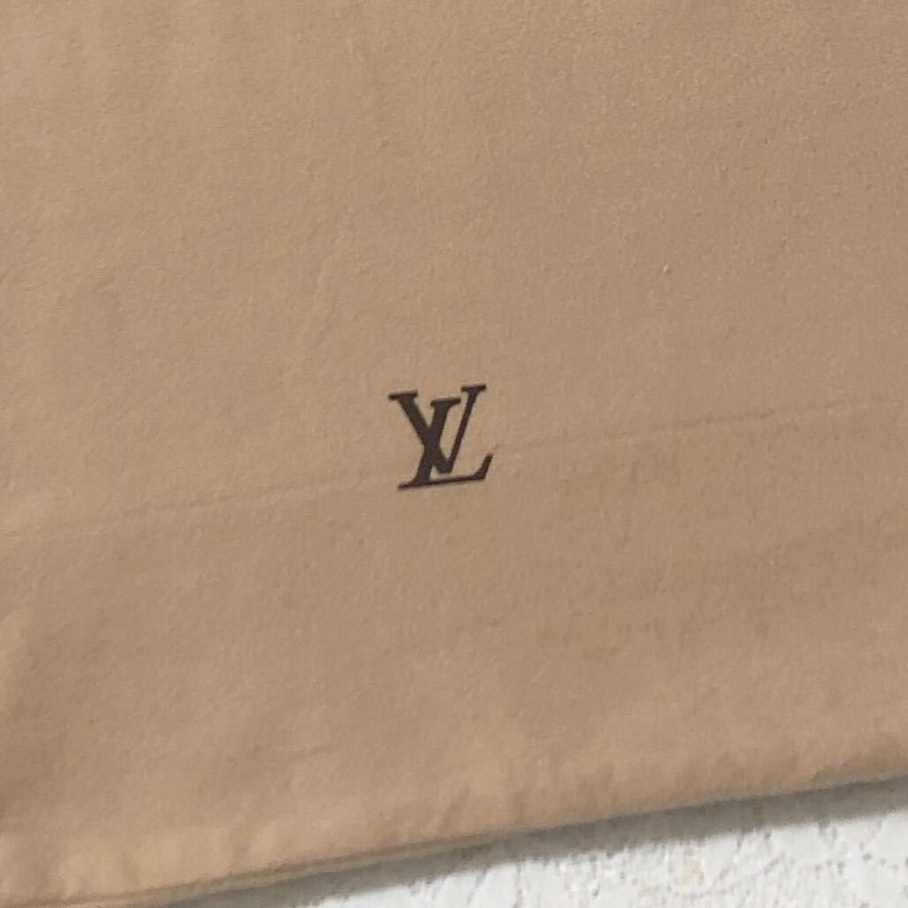 ルイヴィトン「 LOUIS VUITTON 」バッグ保存袋 旧旧型(3734）正規品 付属品 内袋 布袋 巾着袋 (平置き幅43) 底幅27×48×17cm マチあり