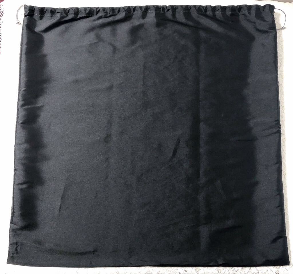 フェンディ「FENDI」バッグ保存袋 特大サイズ (3762) 正規品 付属品 布袋 巾着袋 布製 ナイロン生地 ブラック 69×68cm 大きめの画像2