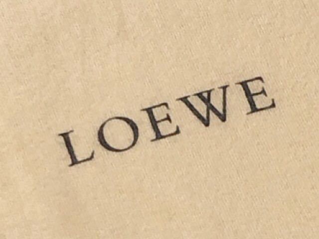 ロエベ「LOEWE」バッグ保存袋 旧型 (3716) 正規品 付属品 内袋 布袋 巾着袋 布製 ベージュ 30×24cm 小さめ_画像4