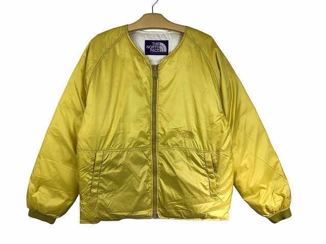 THE NORTH FACE/ザノースフェイス Purple Label リバーシブル ダウンカーディガン ND2004N サイズ : M アウター イエロー