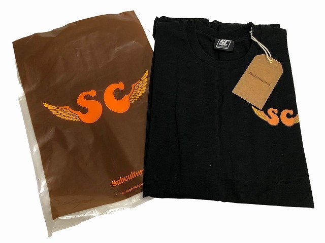 Subculture/サブカルチャー Tシャツ SCロゴ サイズ : 3 ブラック