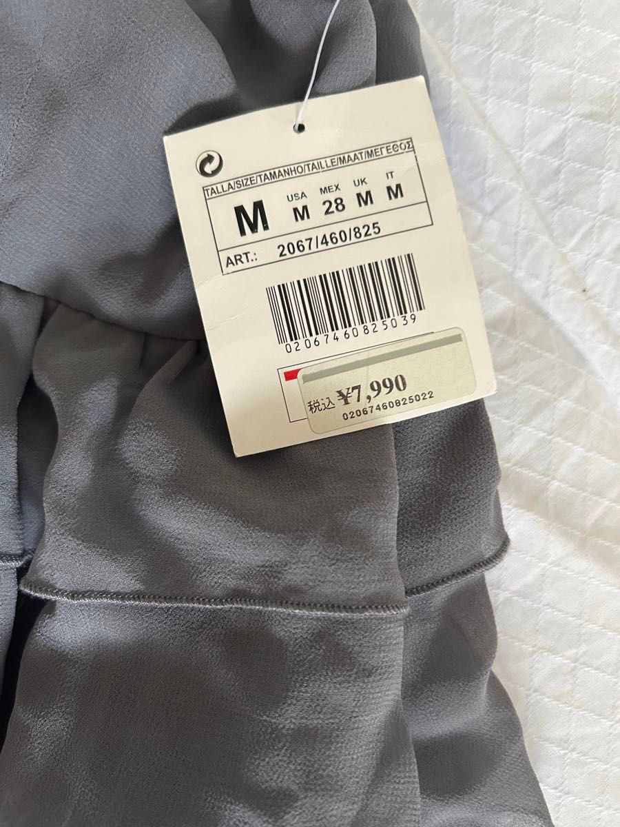 未使用 新品 【ZARA】フリル スカート 兼 トップス 2way ティアードフリル