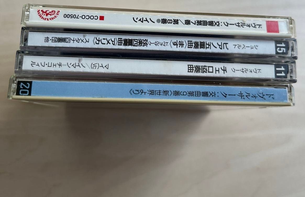 ドヴォルザーク 交響曲 第7、８、９番 /ドヴォコン／アメリカ　ヴァーツラフ・ノイマン指揮 チェコ・フィル　他