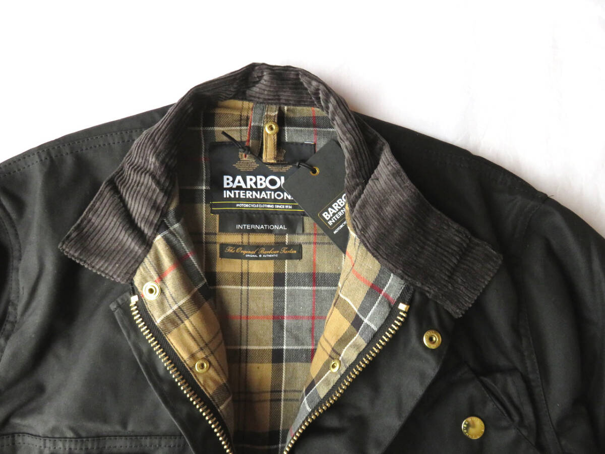 キャンペーン価格 新品 Barbour バブアー インターナショナル ジャケット ブラック 38 AW22 International Original Wax MWX0004 2ワラント_画像5