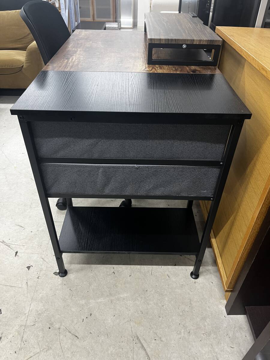 [s2262]PC desk & desk chair set power supply attaching used present condition goods * shipping : comfortably household goods flight C rank 2 mouth shipping * direct pickup warm welcome!!