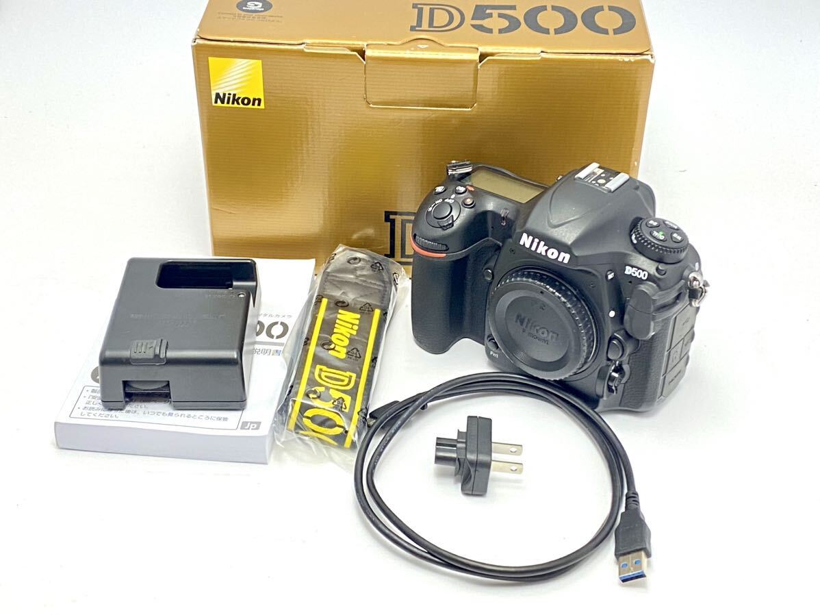 Nikon D500 ボディ美品ショット回数9157_画像7