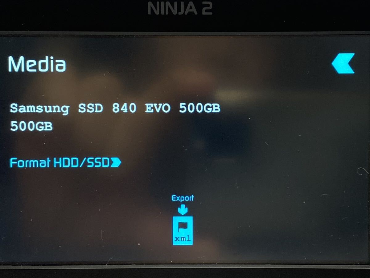 HD外付けレコーダーNINJA-2、500GBSSD付き！_画像5