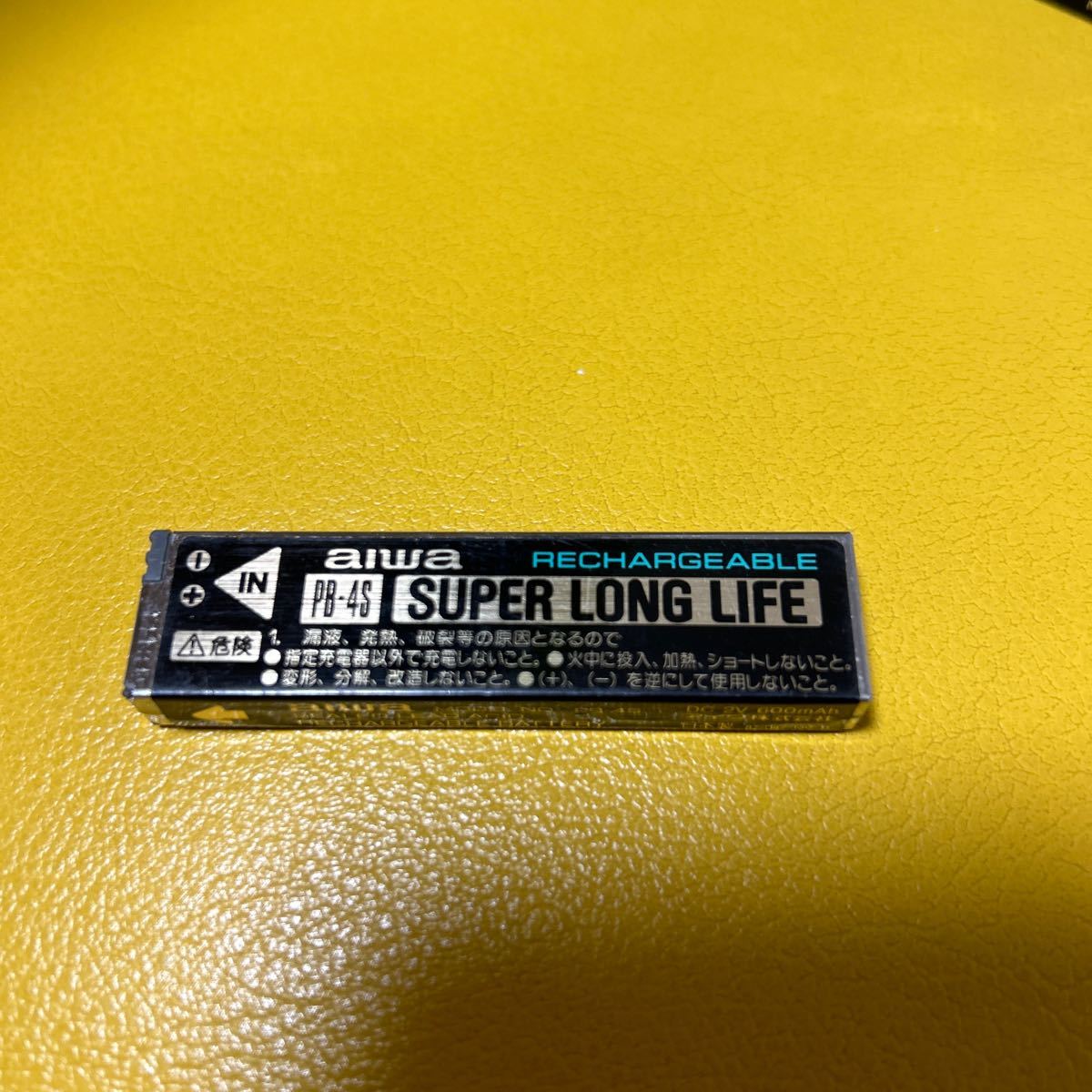 AIWA ガム電池　充電式ニッケル水素電池 ウォークマン プレーヤー_画像1
