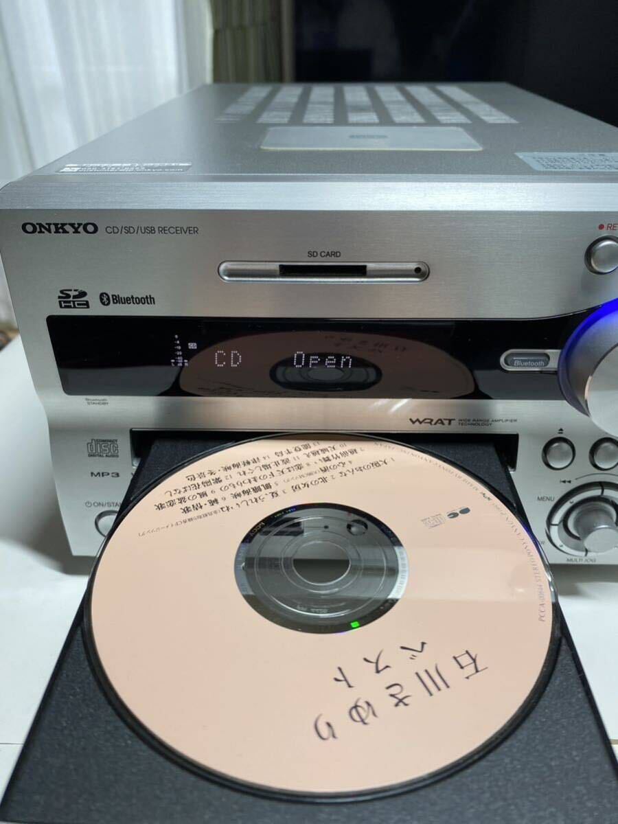整備済ONKYO オンキョーNFR-9X CD/SD/USB レシーバーシステム 本体リモコン付 T4の画像2