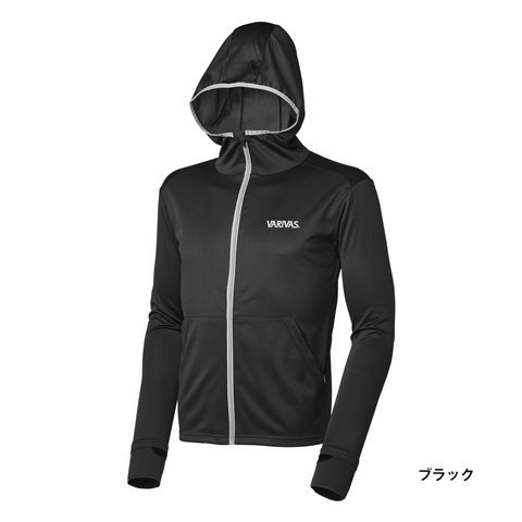 ★ 162 残1 新品特価 バリバス DRY フルジップパーカー　BK