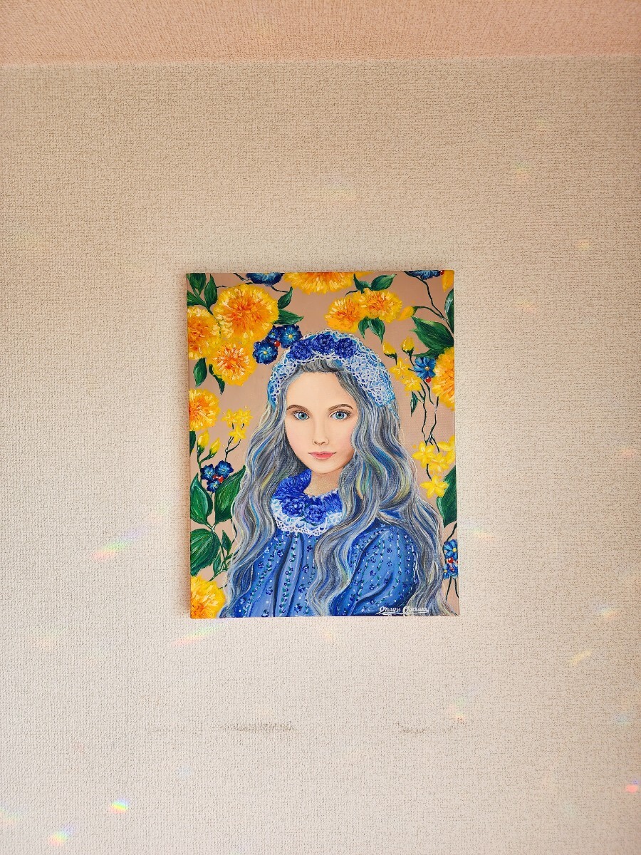 ご依頼/見本) 油絵 人物画 美人画 絵画 原画 油彩 少女の絵 ご依頼/見本) 油絵 人物画 美人画 絵画 原画 油彩 少女の絵