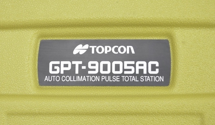 中古相場50万円以上！TOPCON トプコン トータルステーション 自動追尾 GPT-9005AC　自動視準校正 ノンプリズム 最高級の測定器_画像4