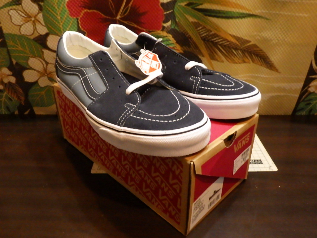 1円スタート　VANS　バンス　30㎝　SK-8　ロータイプ　キャンバス生地　未使用品　ネイビー/ブルー　US12　_画像1