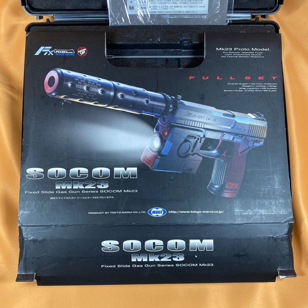 東京マルイ SOCOM Mk23 ソーコム ハードケース 取説&化粧箱 付き 東京マルイ SOCOM Mk23 ソーコム ハードケース 取説&化粧箱 付き