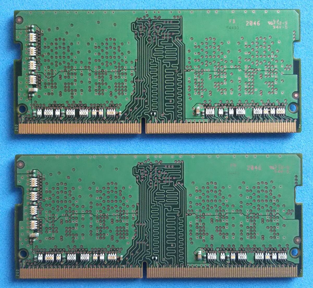 【SAMSUNG】サムスン PC4-2666V 4GB×2枚 S.O.DIMM 中古品【動作確認済み】その1_画像2