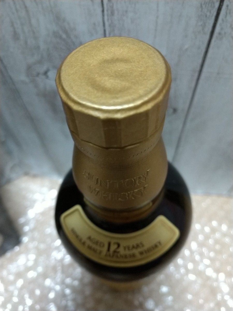 《100周年記念ラベル》山崎12年 サントリー シングルモルト ウイスキー  化粧箱  ホログラム有り 