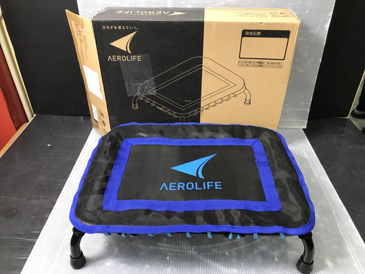 ピ/AEROLIFE/ジャンピングステッパー/DR-3770/トランポリン/青/黒/本体重量2.25kg/エアロライフ/3.4-115 STの画像1